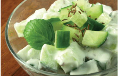 Recette : concombre à la menthe