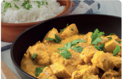 Recette : poulet au curry